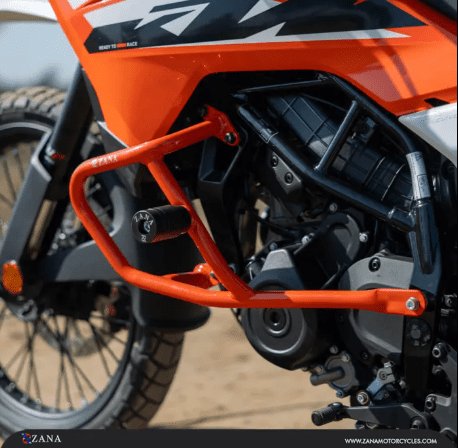 Zana Engine Guard With Slider Orange For KTM ADV 390 2025 ZI-8556