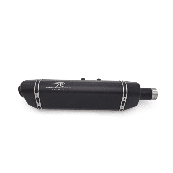 Red Rooster Vertex-Black Matte Exhaust for Royal Enfield Himalayan