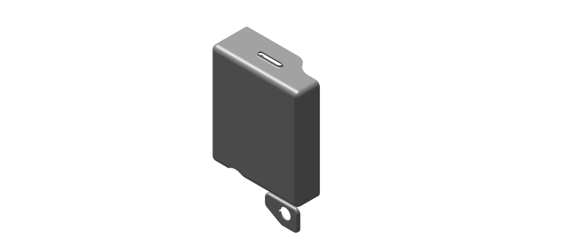 592595/A - COVER BATTERY CARRIER - CHROME