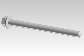 593061/D - FLANGED HEX BOLT M8X1.25x100