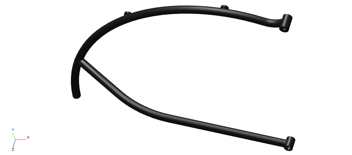 801650 - CARRIER RH BLACK - GLOSSY FINISH