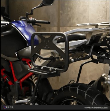 Zana Saddle Stay V-2 with Exhaust Sheild with Jerry can Mount For BMW 310 GS ZI-8341