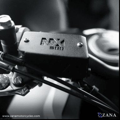 Zana Front Fluid reservoir Cover For Honda NX500 (ALUMINIUM) BLACK ZI-8479