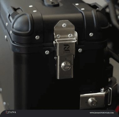 Zana Panniers for Guerrilla 450 R-Flat Aluminium Black (36 litre) ZI-8523 RB