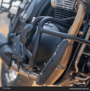 Zana Engine Guard with Slider Puck for Bear 650 (MS Black) ZI-8544