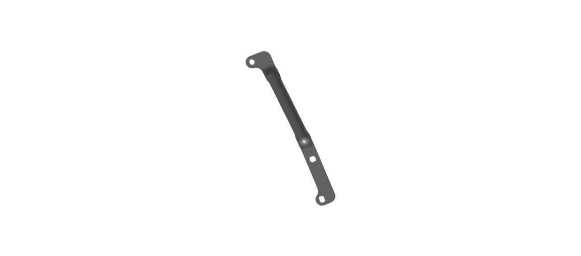866041 - MUDGUARD STAY CENTER - BLACK