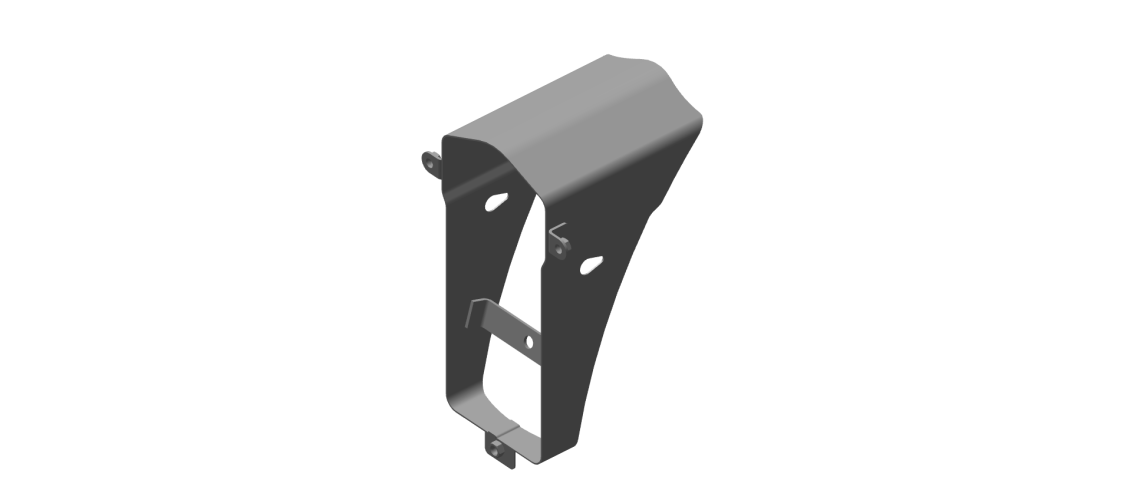866083 - NUMBER PLATE HOLDER - BLACK