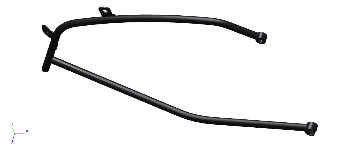 866180 - MUDGUARD CARRIER COMP RH - BLACK