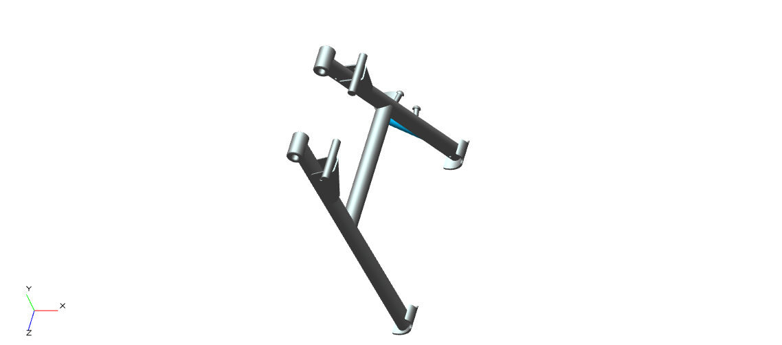 866192 - CENTER STAND ASSEMBLY - BLACK