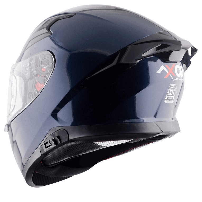 AXOR Apex Solid Deep Blue Color Helmet