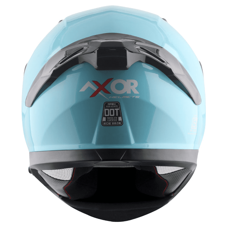 AXOR Apex Solid Hex Blue Color Helmet