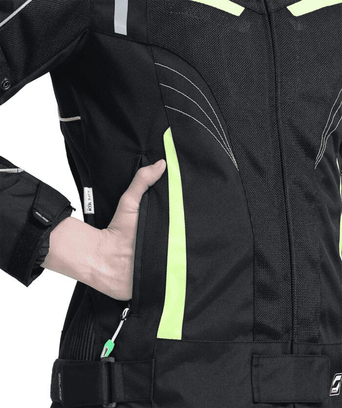 Solace Asmi Ladies Jacket V3.0(Black & Neon)