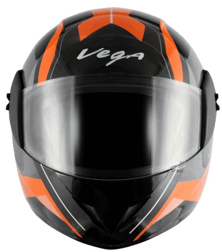 Vega Cliff Pioneer Black Orange Helmet