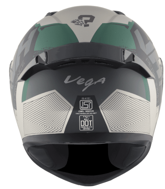 Vega Bolt Army Dull Mud Battle Green Helmet