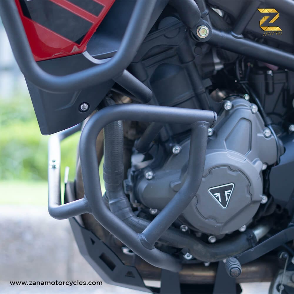 Black Lower Engine Guard for Triumph Tiger 850