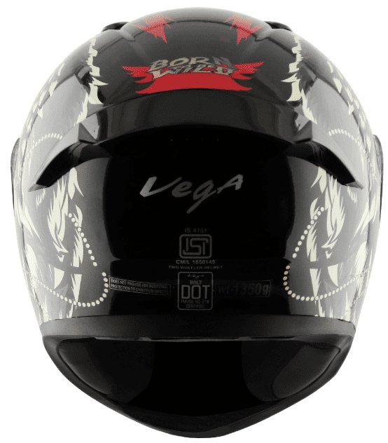 Vega Bolt Wild Black Yellow Helmet