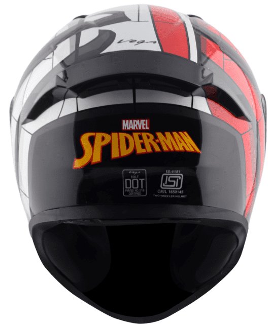 Vega Bolt Marvel Spiderman Edition Black Red Helmet