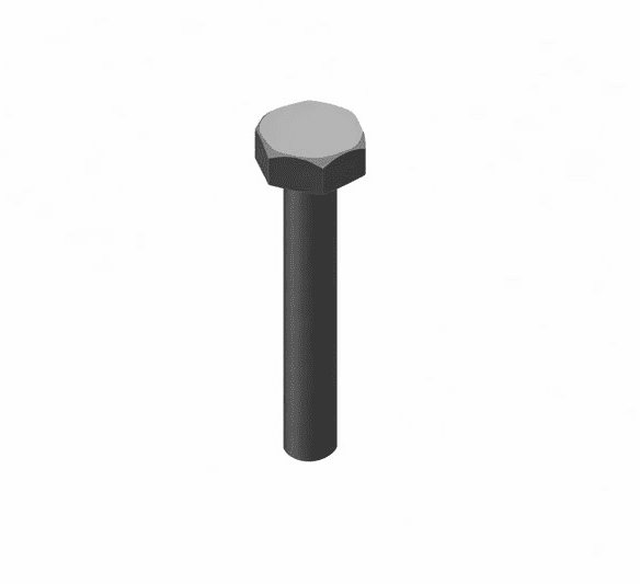 146032/D - HEX BOLT - M8X50 SS