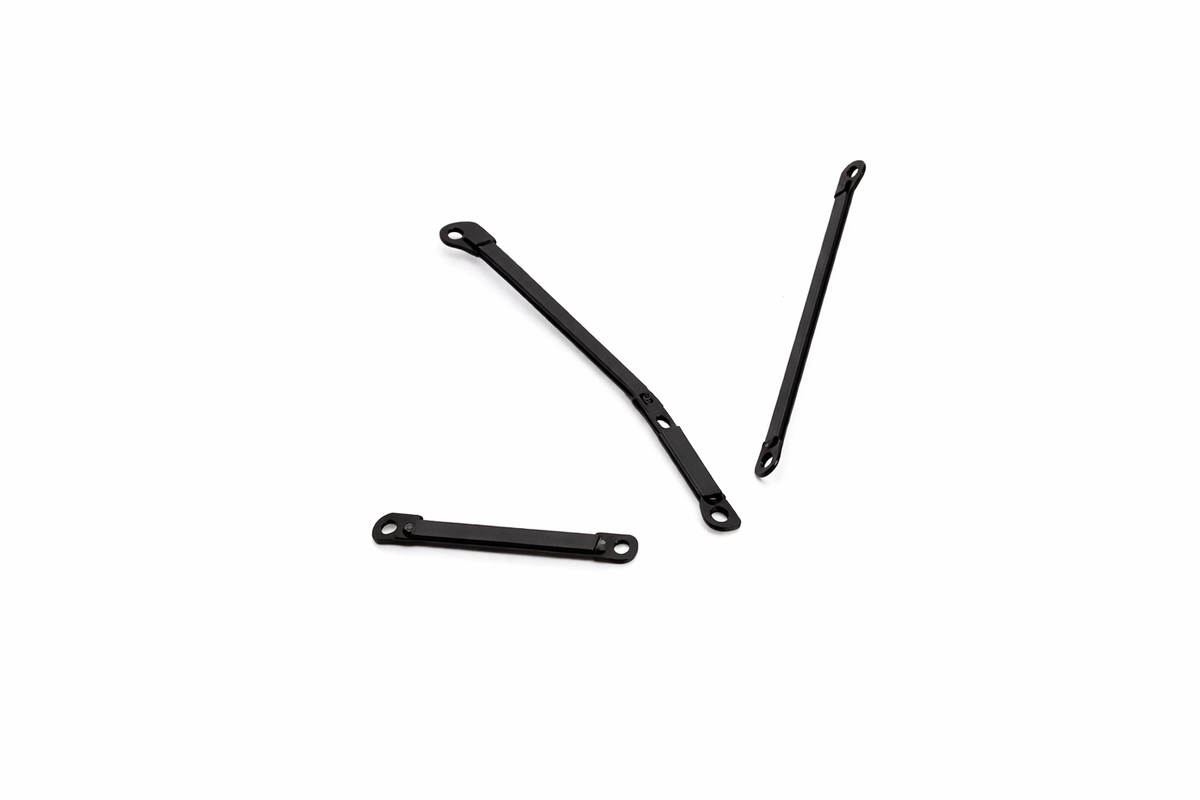 597097 - FRONT MUDGUARD STAY KIT - BLACK