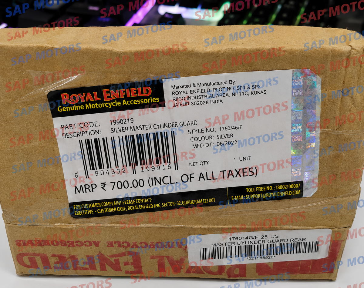 Silver Master Cylinder Guard for Himalayan - Royal Enfield