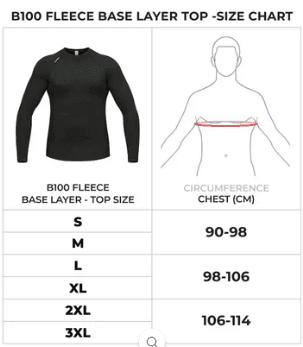 Viaterra B100 Fleece Base Layer - Top