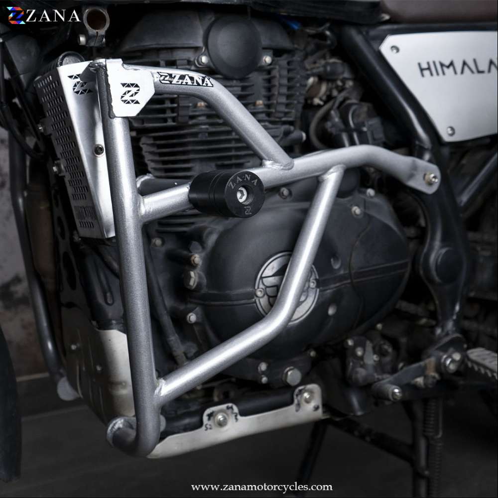 Silver Leg Guard with Slider Himalayan BS6