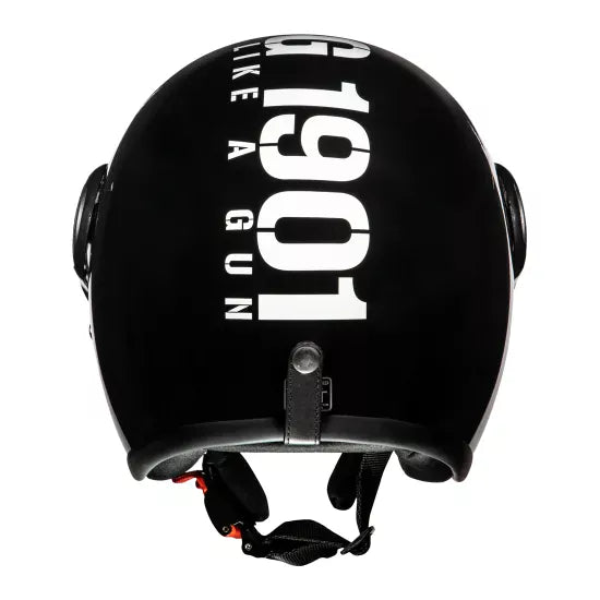 Jet Open Face MLG Helmet Glossy Black