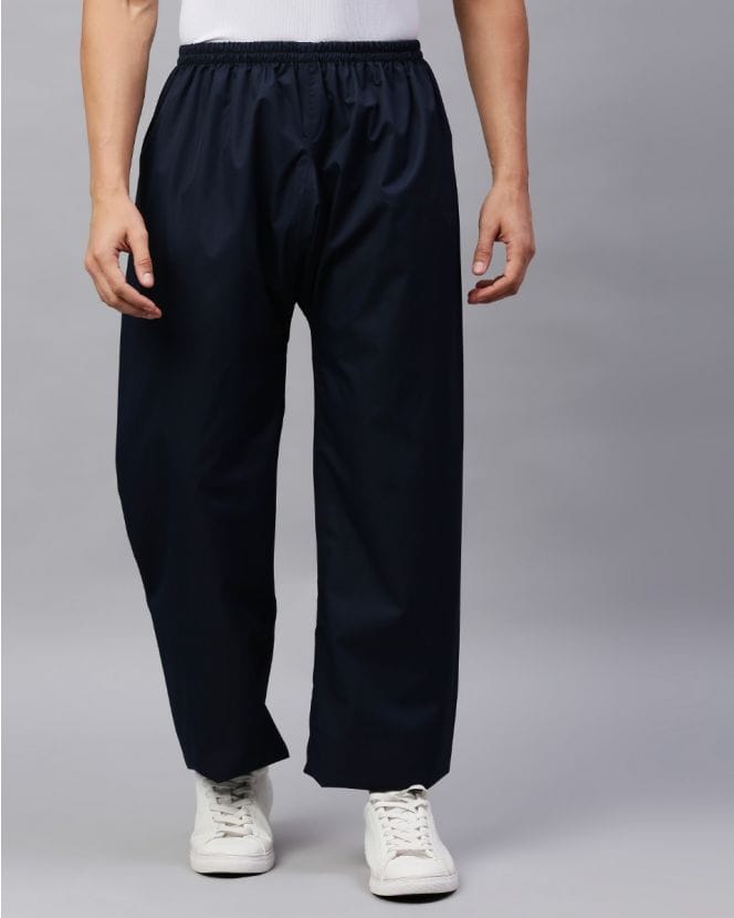 Navy & Blue Reversible Raincoat Set for Mens