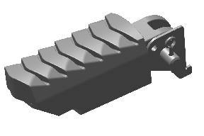 ROYAL ENFIELD KAE00023/A - PILLION FOOT REST KIT LH FOR HIMALAYAN SCRAM 411 & SCRAM 440