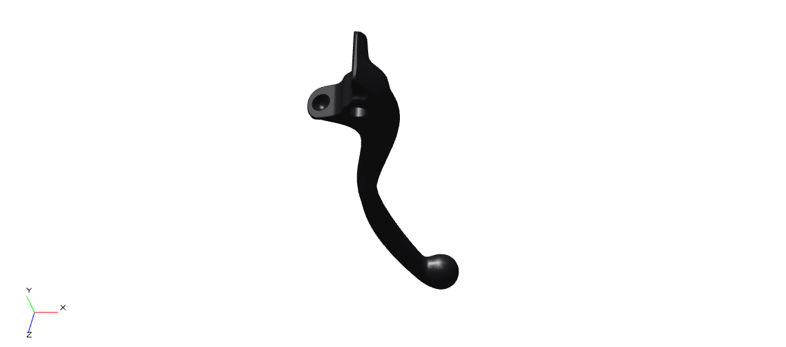ROYAL ENFIELD RAB00272/A - FRONT BRAKE LEVER BLACK FOR ALL NEW CLASSIC 350 & METEOR 350