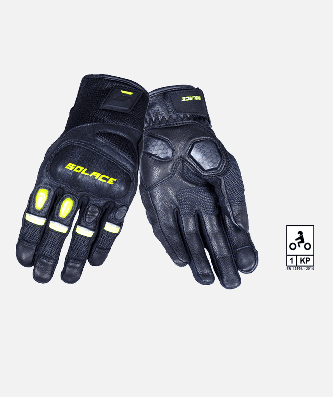 Solace RIVAL URBAN CE GLOVES(Neon) – SapMotors