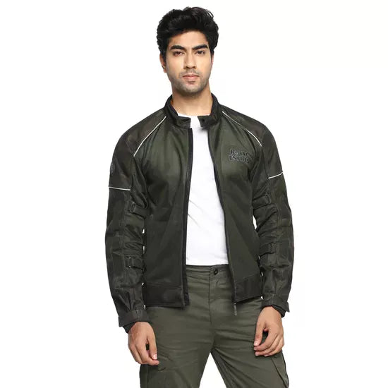 Royal Enfield Streetwind V2 Jacket-Olive Camo