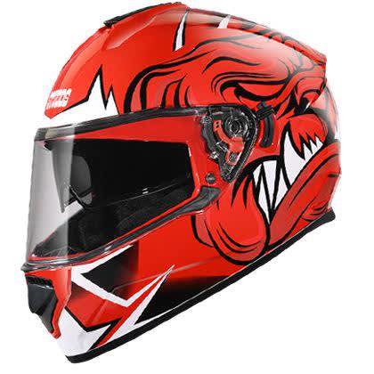 STUDDS DRIFTER D1 DECOR RED N2 HELMET Riders Junction
