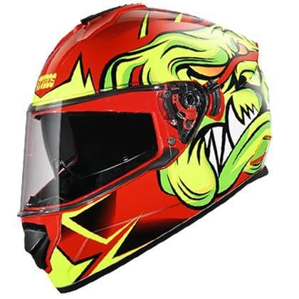 STUDDS DRIFTER D1 DECOR RED N5 HELMET Riders Junction 1