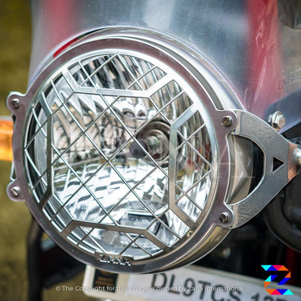 Silver Headlight Grill Type-4 for Himalayan BS6 2021