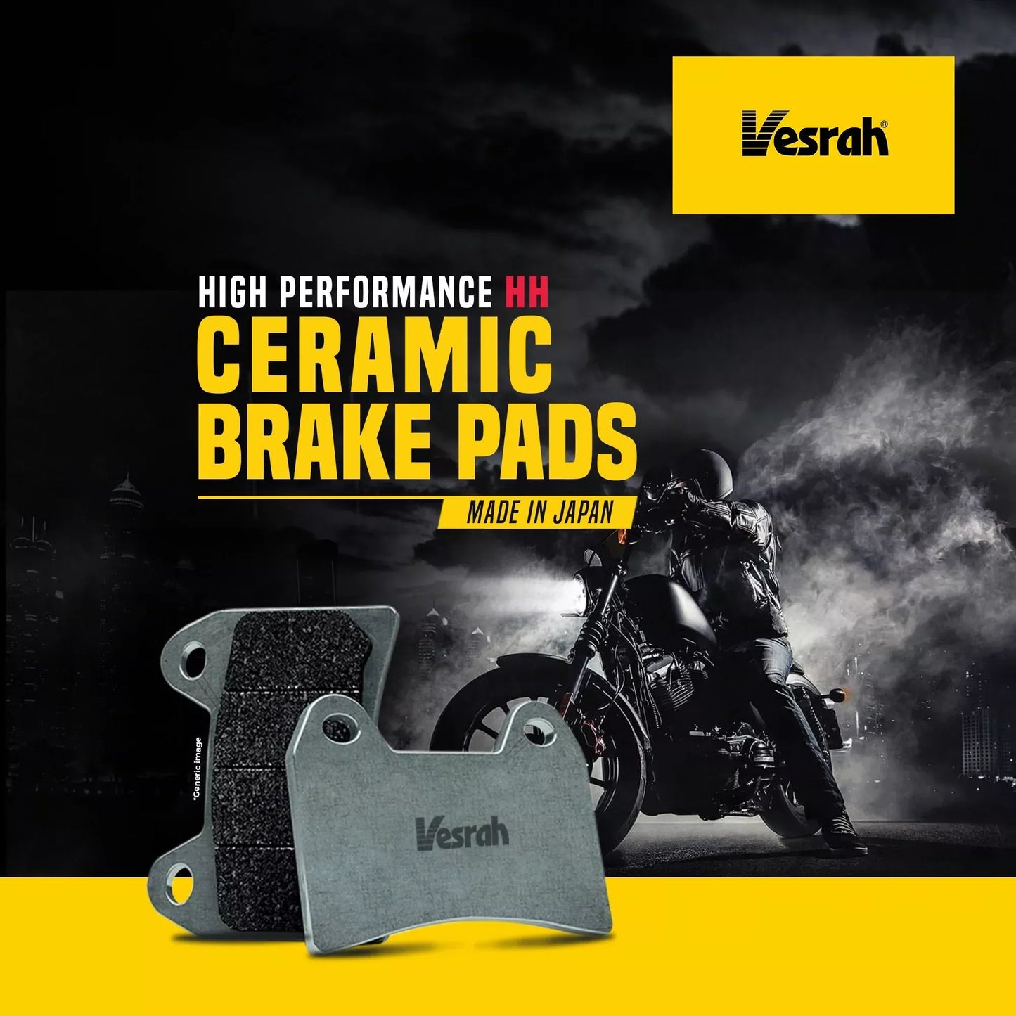 Vesrah Ducati Monster 797 Brake Pads (Ceramic)