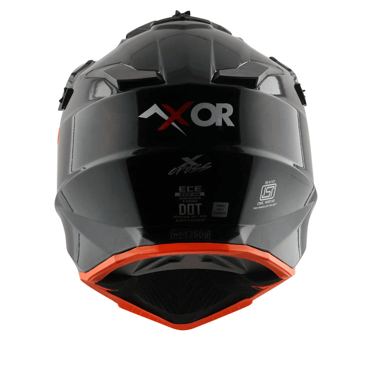Axor X-Cross Off Road Helmet Black Orange