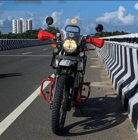 ZANA ENGINE FRAME MILD STEEL RED HIMALAYAN BS6 (2016-20) ZI-8055