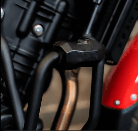 Zana Crash Guard for Guerrilla 450 (with Puck, Black Texture, Mild Steel) - Type-2 ZI-8520
