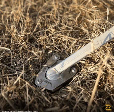 Zana SIDE STAND EXTENDER FOR TIGER 900 RALLY PRO (ALUMINIUM & STAINLESS STEEL) ZP-020