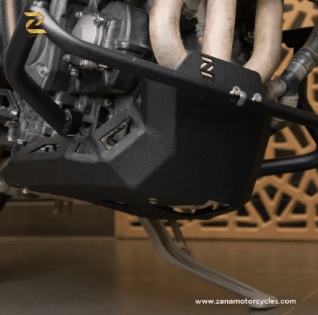 Zana Bash Plate Black Aluminum For Triumph Tiger 900 rally pro ZP-069