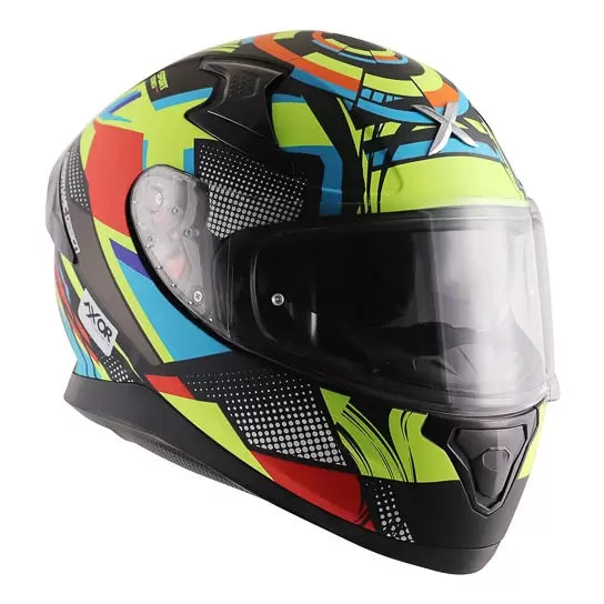 axor apex vivid matt helmet black flu yellow 4