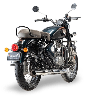 Silver Stallion Classic / Thunderbird 350 Performance Exhaust Systems – Sturdy (Matte BLK / Polish / Matte)