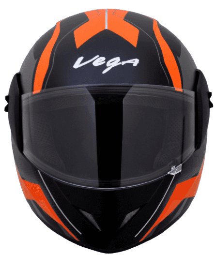 Vega Cliff Pioneer Dull Black Orange Helmet