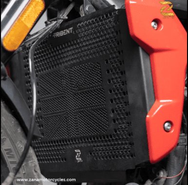 Zana Radiator Grill Uk Flag Trident (Black Texture) For Triumph Trident 660 ZP-007