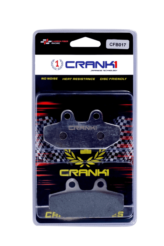 CRANK1 Carbon Brake Pads For Harley Davidson Softail Fat Bob (2018 ONWARDS)