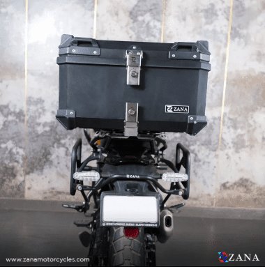 Zana Top Box Plastic (58Ltr) L-flat Black For Himalayan 450 ZI-TB-017