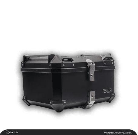 Zana Top Box Plastic (55 Litre) L-Flat Black ZI-TB-017