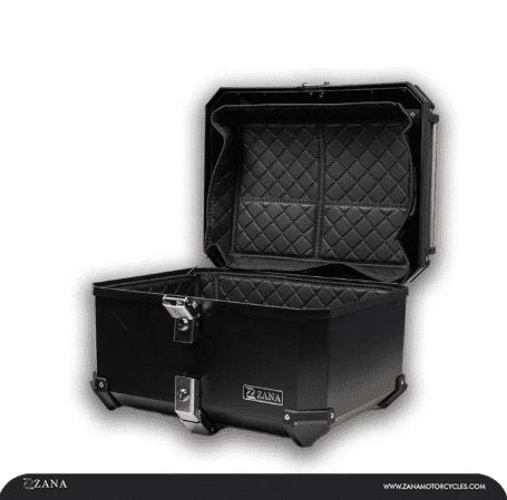 Zana Top Box Plastic (55 Litre) L-Flat Black ZI-TB-017