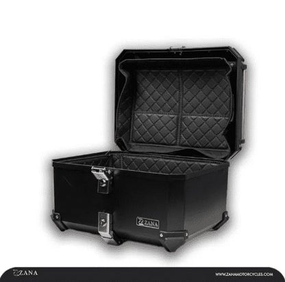Zana Top Box Plastic (55 Litre) L-Flat Black ZI-TB-017